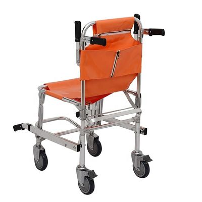 โต๊ะบันได Foldaway โต๊ะเตียงโอนผู้ป่วย สังกัดอลูมิเนียม