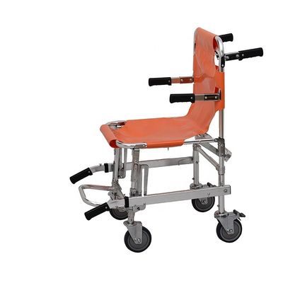 โต๊ะบันได Foldaway โต๊ะเตียงโอนผู้ป่วย สังกัดอลูมิเนียม
